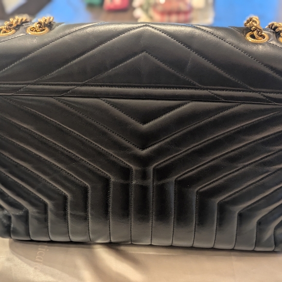 Yves Saint Laurent Large LouLou Matelassé Leather Shoulder Bag - Picture 3 of 8